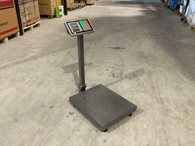 2025 acs-9041 hs-2005 max 150kg vloerweegschaal - afbeelding 1 van  15