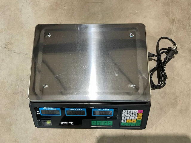 2025 acs digitale prijs weegschaal max 40kg - afbeelding 5 van  17