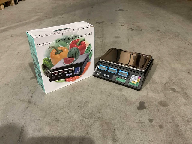 2025 acs digitale prijs weegschaal max 40kg - afbeelding 1 van  17