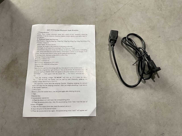 2025 acs max 300kg vloerweegschaal - afbeelding 11 van  11