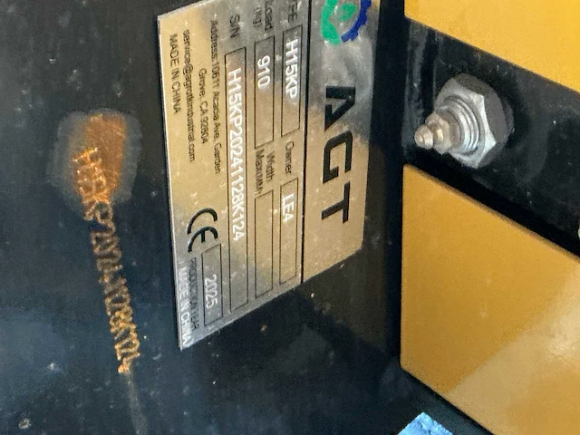 2025 agt industrial h15kp minigraafmachine - afbeelding 9 van  17