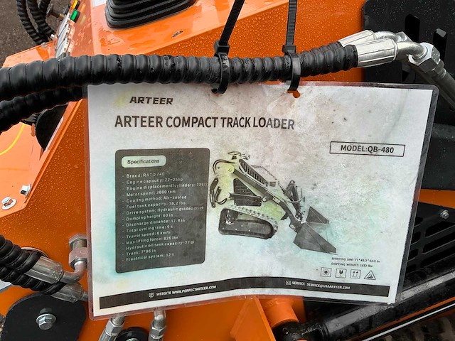 2025 arteer qb 480 skid steer ongebruikt - afbeelding 15 van  29