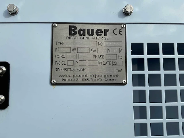 2025 bauer gfs-24 stroomgenerator - afbeelding 16 van  17