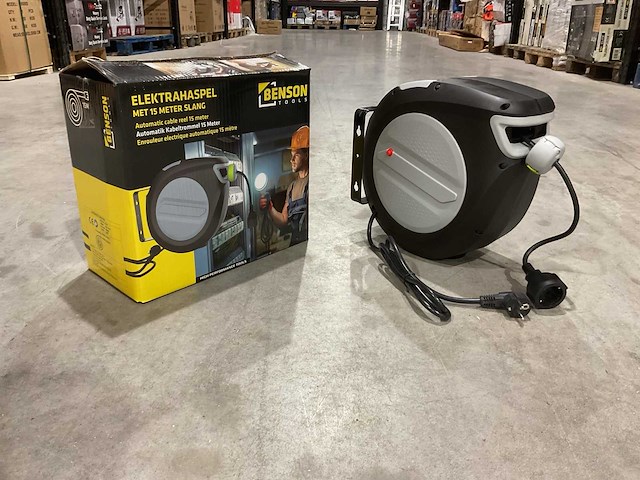2025 benson 15 meter 015103 verlengkabelhaspels en -snoer - afbeelding 2 van  13