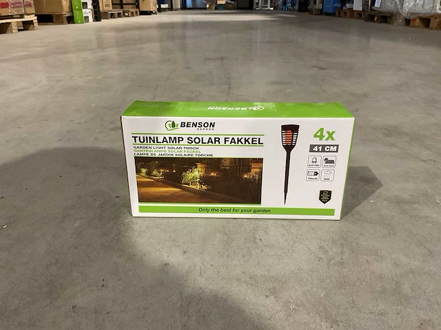 2025 benson garden 012647 tuinlamp solar tuin verlichting (48x) - afbeelding 15 van  18