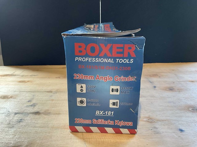2025 boxer bx-181 slijpmachine 3150w - afbeelding 2 van  4