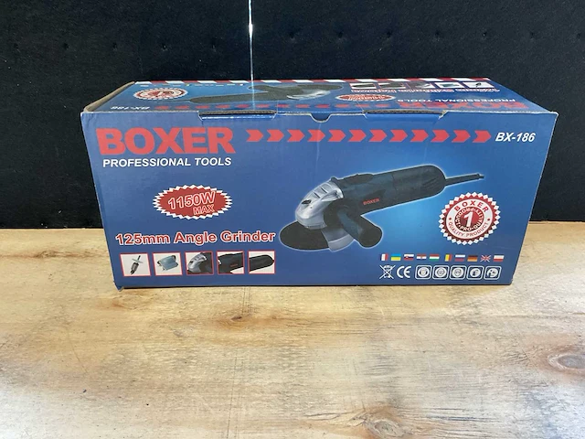 2025 boxer bx-186 slijpmachine 1150w - afbeelding 2 van  5
