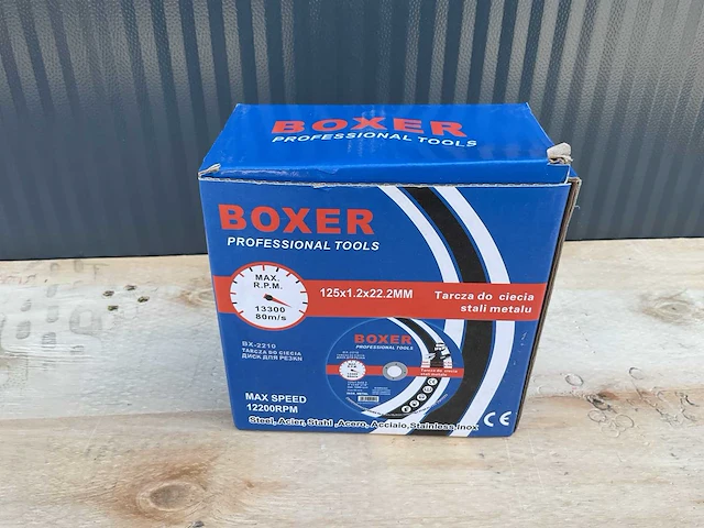 2025 boxer bx-2210 50 stuks staal / rvs slijpschijf - afbeelding 3 van  4