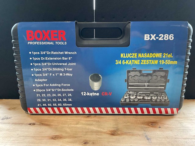 2025 boxer bx-286 21 delig doppenset 12 kant - afbeelding 1 van  3