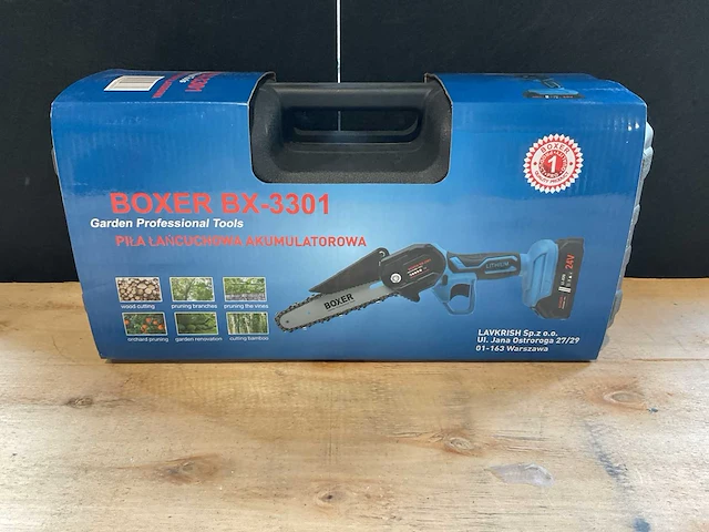 2025 boxer bx-3301 accu kettingzaag - afbeelding 1 van  4