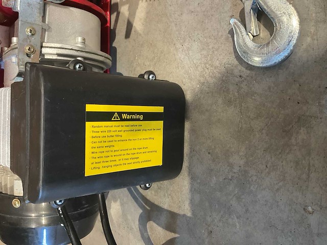 2025 boxer bx-561 250kg elektrische kettingtakel - afbeelding 5 van  16
