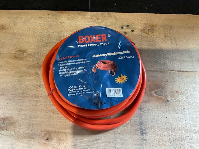 2025 boxer bx-784 10 meter verlengkabelsnoer - afbeelding 1 van  3