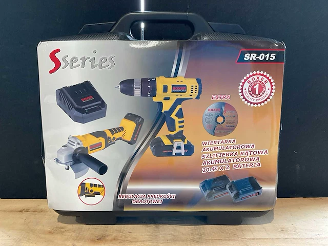 2025 boxer sr-015 accu gereedschapsset - afbeelding 1 van  5