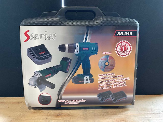 2025 boxer sr-016 accu gereedschapsset - afbeelding 1 van  5