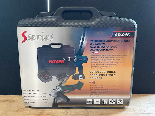 2025 boxer sr-016 accu gereedschapsset - afbeelding 3 van  5