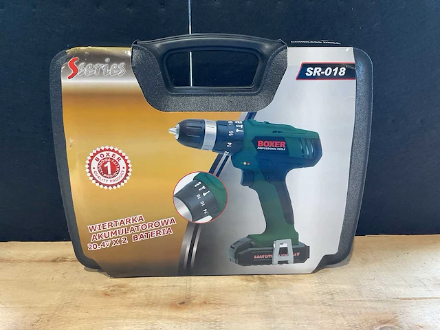2025 boxer sr-018 accu schroefmachine - afbeelding 1 van  4