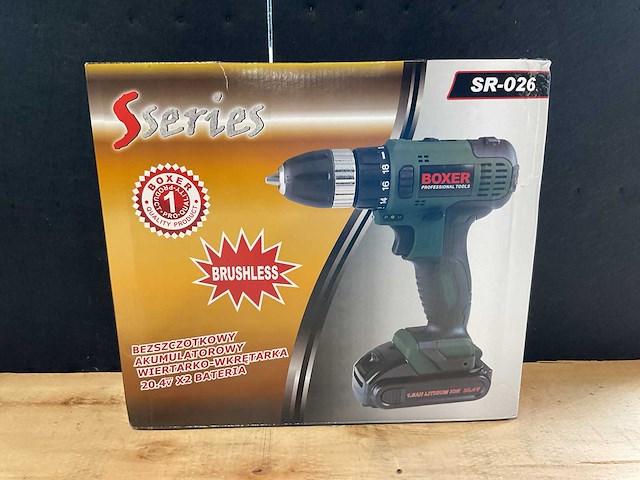 2025 boxer sr-026 accu schroefmachine - afbeelding 1 van  5