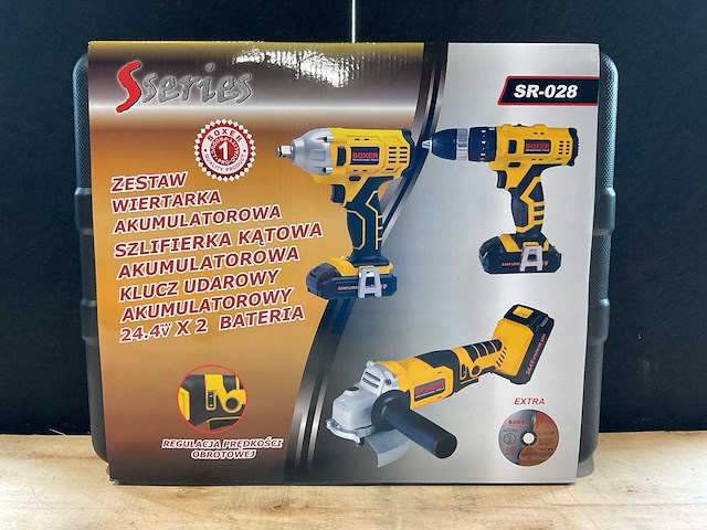 2025 boxer sr-028 accu gereedschapsset - afbeelding 1 van  5