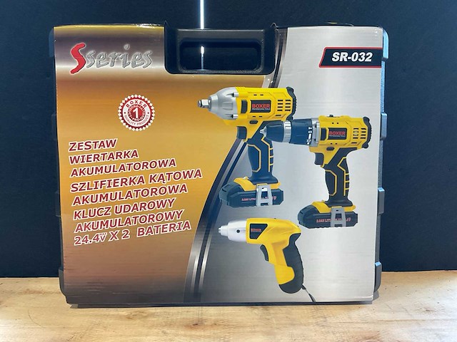 2025 boxer sr-032 accu schroefmachine set - afbeelding 1 van  4