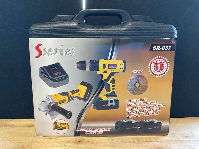 2025 boxer sr-037 accu gereedschapset - afbeelding 1 van  5