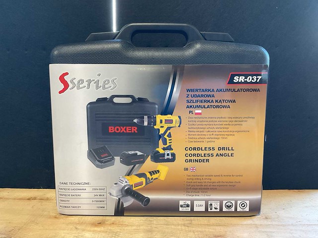 2025 boxer sr-037 accu gereedschapset - afbeelding 3 van  5