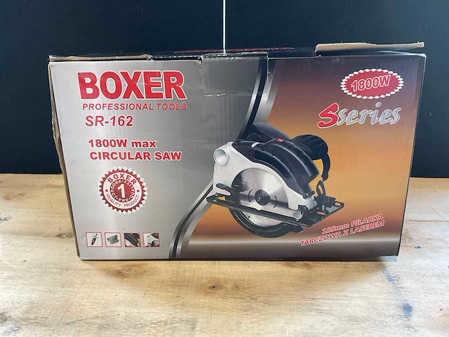 2025 boxer sr-162 1800 watt cirkelzaagmachine - afbeelding 1 van  5