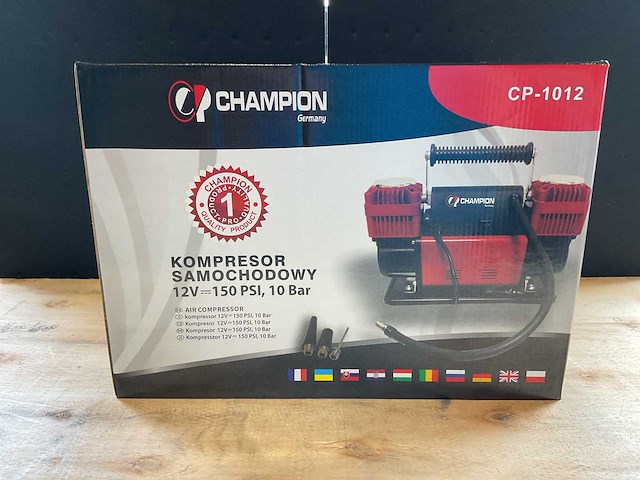 2025 champion cp-1012 12volt luchtcompressor - afbeelding 1 van  5
