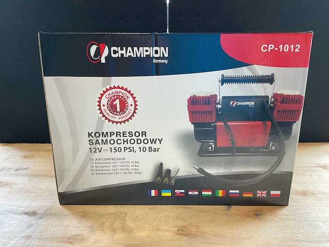 2025 champion cp-1012 12volt luchtcompressor - afbeelding 1 van  5