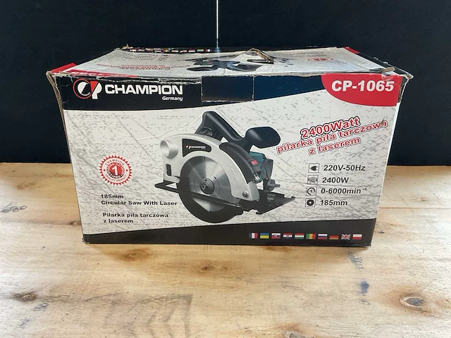 2025 champion cp-1065 2400 watt cirkelzaagmachine - afbeelding 3 van  4