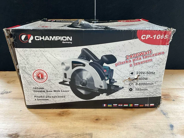 2025 champion cp-1065 2400 watt cirkelzaagmachine - afbeelding 1 van  4