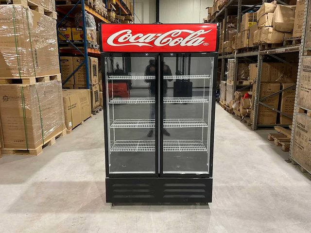2025 coca cola dubbel deurs horeca koelkast - afbeelding 1 van  5