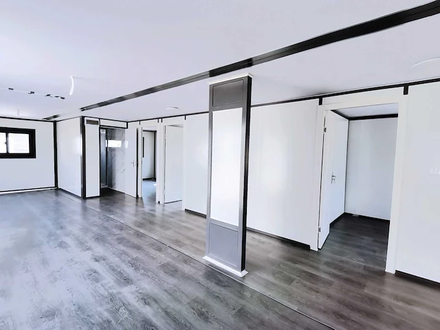 2025 compleet deluxe 12x6 meter mobiele woonunit met 3 slaapkamers en keuken 72m3 - afbeelding 5 van  16
