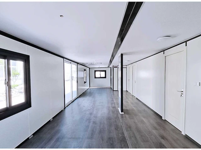 2025 compleet deluxe 12x6 meter mobiele woonunit met 3 slaapkamers en keuken 72m3 - afbeelding 6 van  16