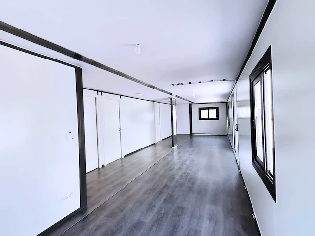 2025 compleet deluxe 12x6 meter mobiele woonunit met 3 slaapkamers en keuken 72m3 - afbeelding 8 van  16