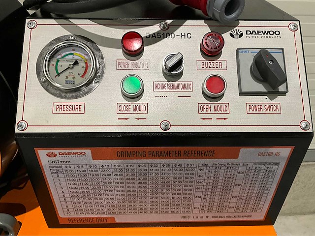 2025 daewoo 5100 hydraulische slangen pers - afbeelding 2 van  17