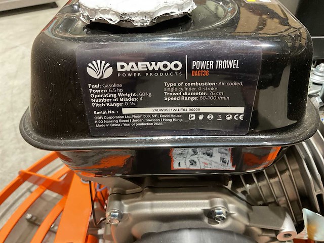 2025 daewoo dagt36 betonvlinder - afbeelding 13 van  23