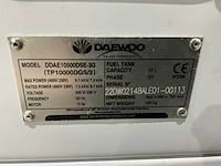 2025 daewoo ddae10500-3g diesel noodstroomaggregaat - afbeelding 8 van  23