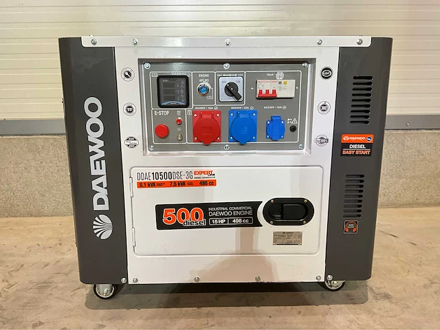 2025 daewoo ddae10500-3g diesel noodstroomaggregaat - afbeelding 12 van  23