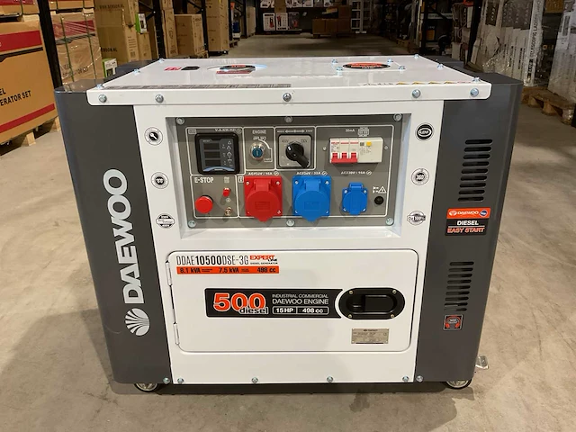 2025 daewoo ddae10500dse-3g stroomgenerator - afbeelding 8 van  15