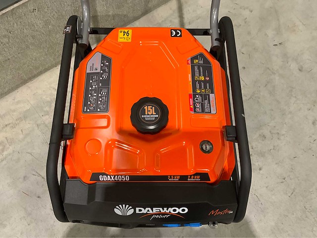 2025 daewoo gdax 4050 noodstroomaggregaat - afbeelding 9 van  13