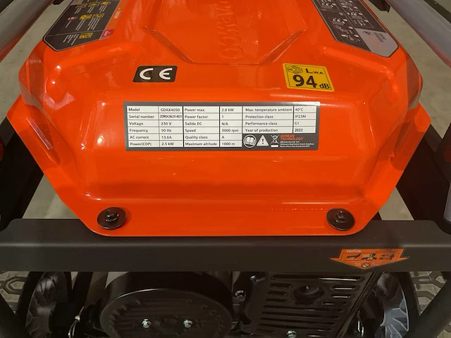 2025 daewoo gdax4050 stroomgenerator - afbeelding 5 van  20