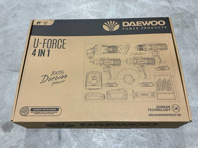2025 daewoo u-force 4 in 1 gereedschapsset - afbeelding 11 van  11