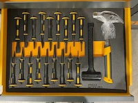 2025 dewalt 3 delige set gereedschapswagen, accu gereedschap set en hogedrukreiniger - afbeelding 25 van  39