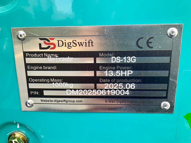 2025 digswift ds13g minigraafmachine - afbeelding 19 van  26