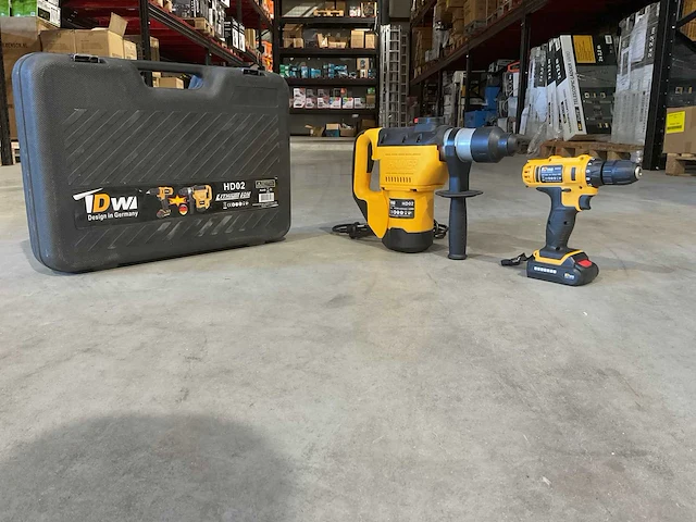 2025 dw hd02 lithium ion gereedschapsset - afbeelding 1 van  12