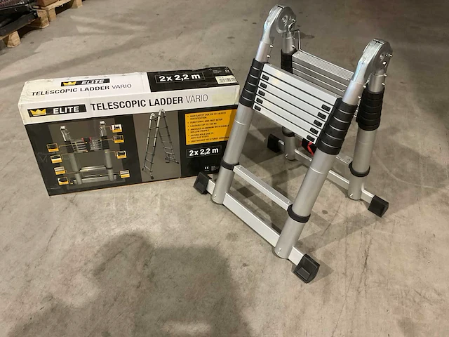 2025 elite vario 2x2,2 m telescoopladder - afbeelding 9 van  15
