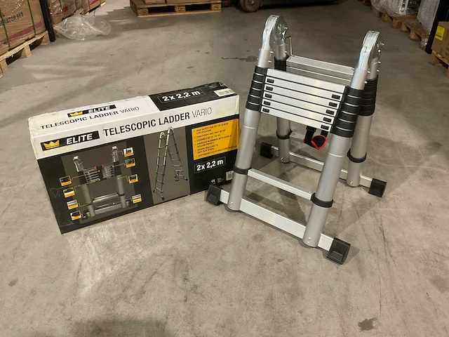 2025 elite vario 2x2,2 m telescoopladder - afbeelding 1 van  15