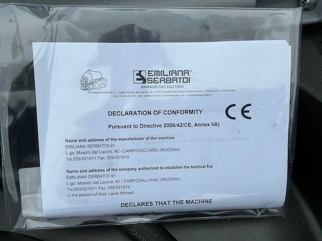 2025 emiliana serbatoi brandstof opslagtank - afbeelding 2 van  11