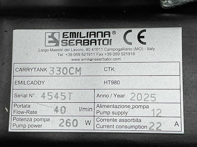 2025 emiliana serbatoi brandstof opslagtank - afbeelding 3 van  11