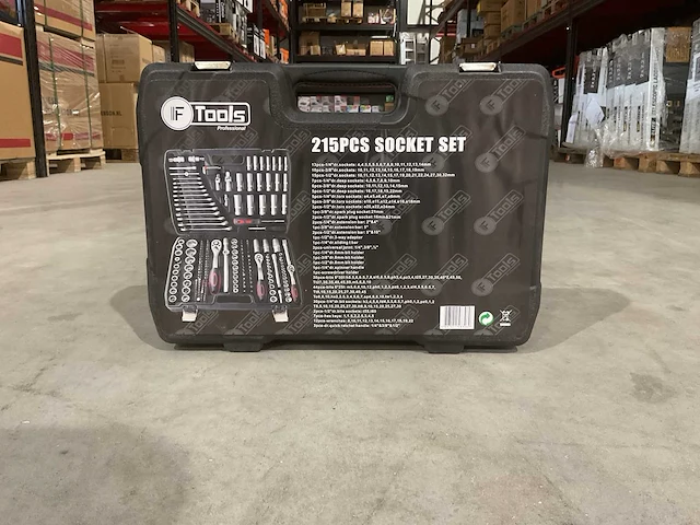2025 f tools professional 215pcs socket set doppenset - afbeelding 3 van  6